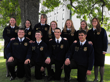 Wisconsin FFA officers